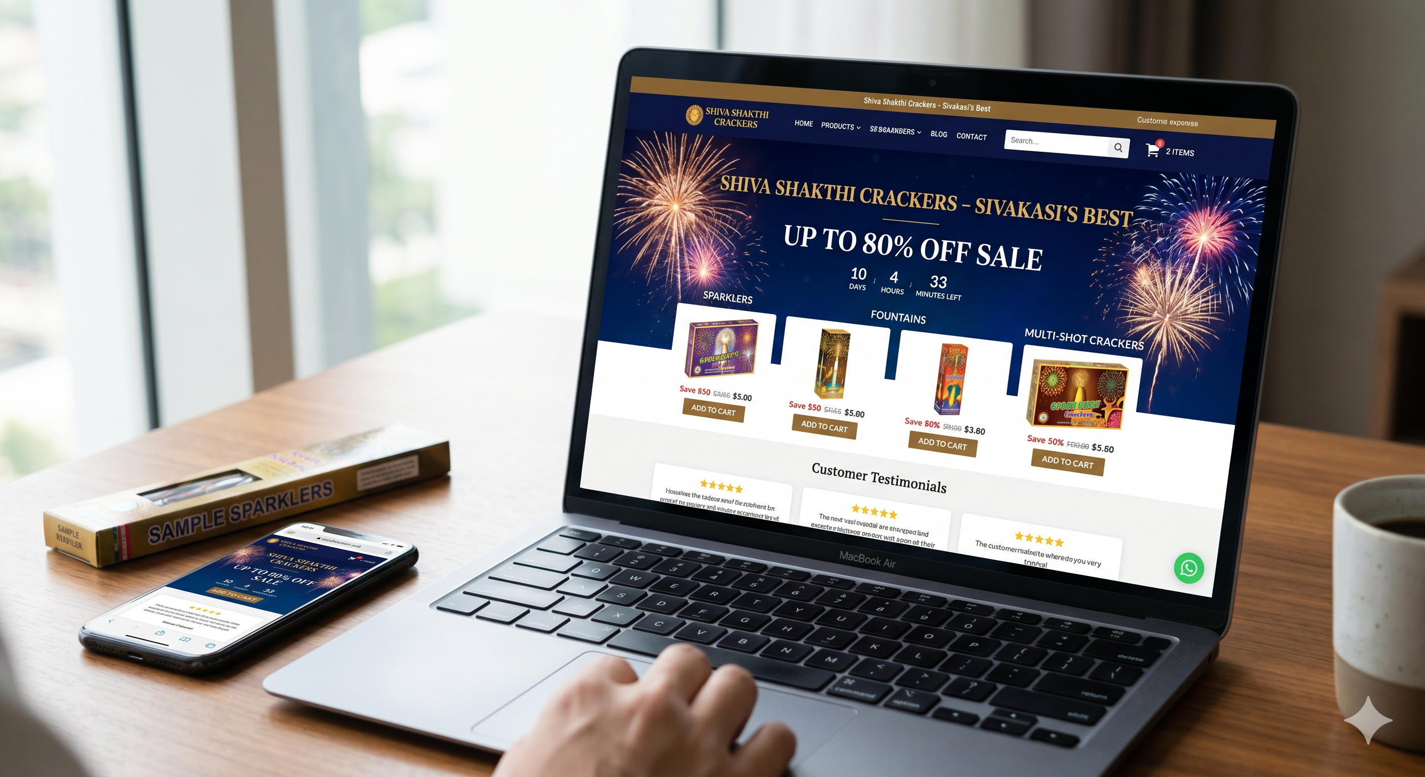 Shiva Shakthi Crackers E-Commerce Platform