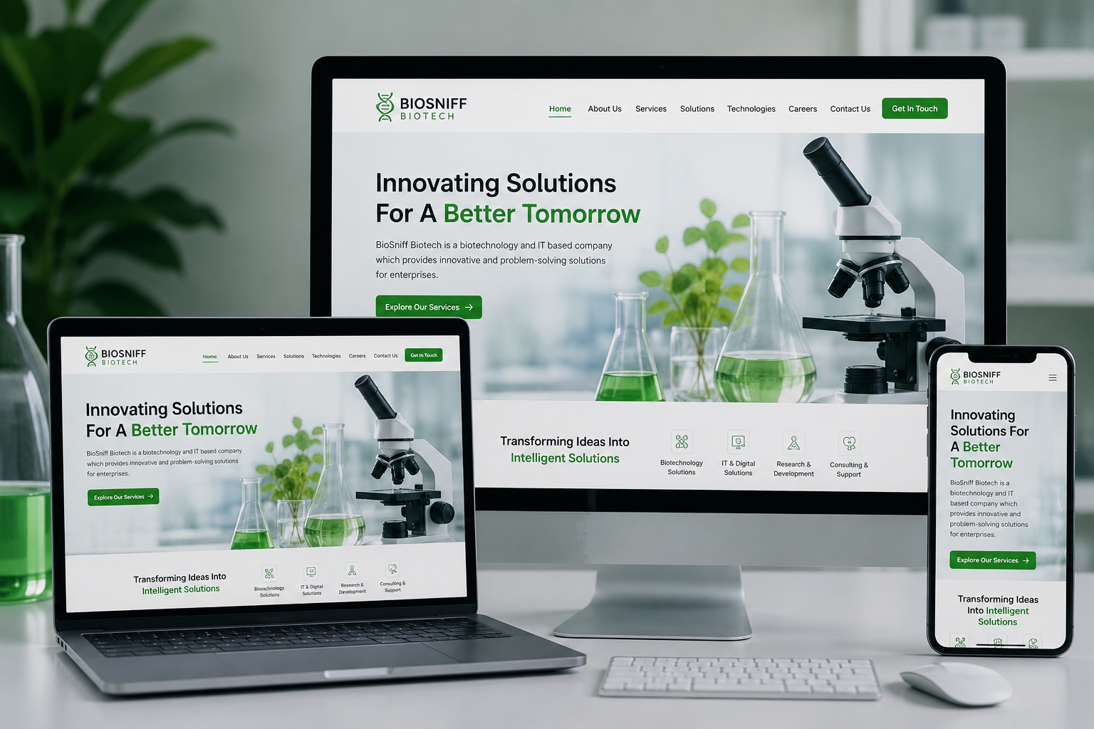 BioSniff Biotech: AI Biotech Solutions & Bioinformatics